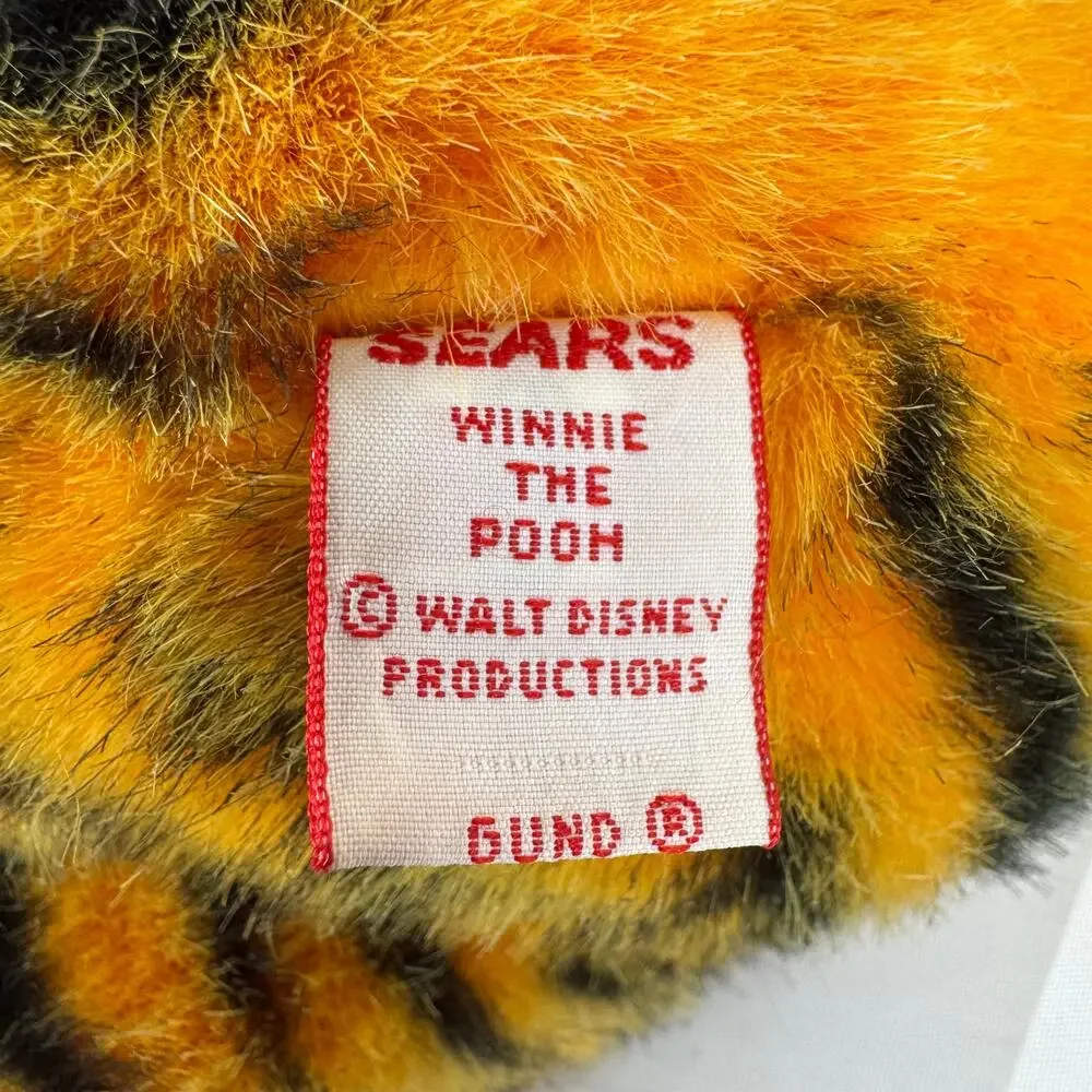 5 for $25| Sears Gund Tigger Plush Stuffed Animal Toy Winnie Pooh‎ Vintage